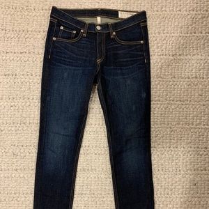 Rag & Bone skinny, mid-rise jeans